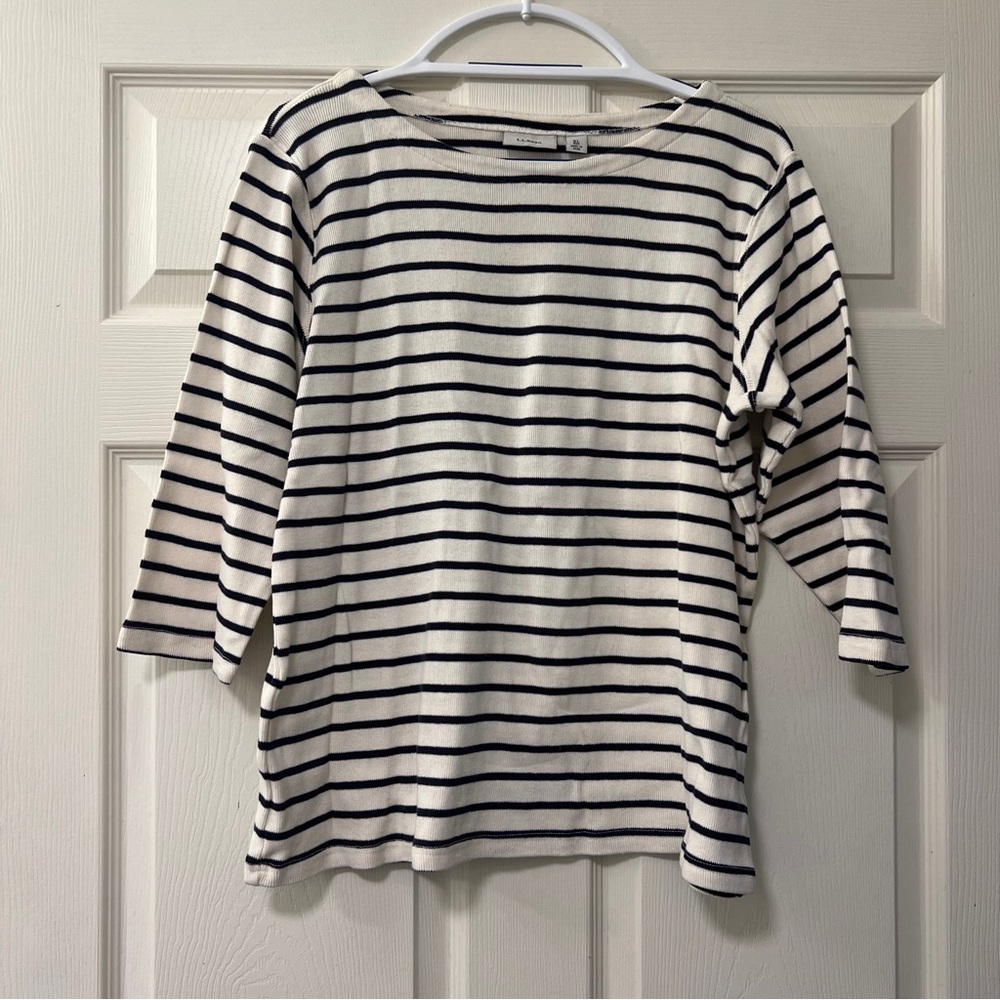 LL Bean Striped Sweater